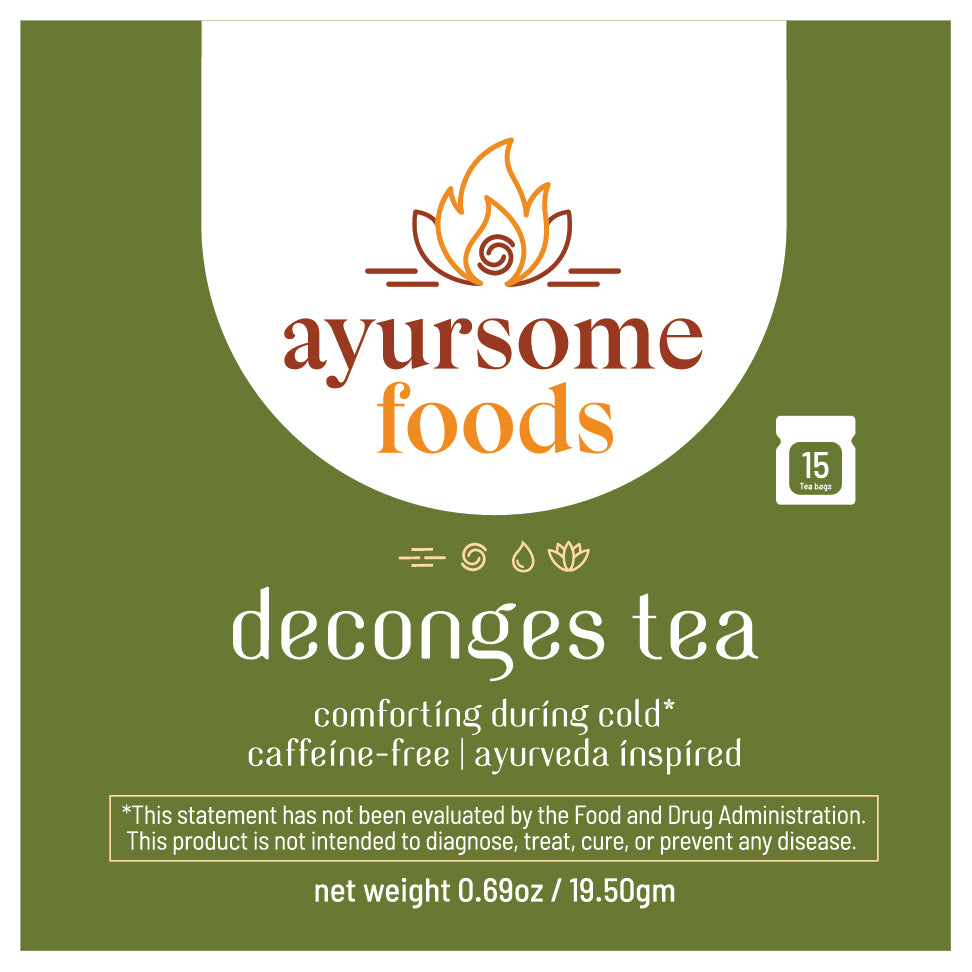 deconges tea | tulsi ginger tea blend